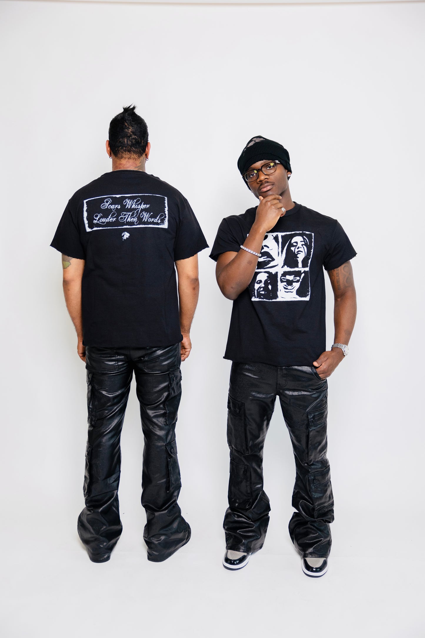 Black Itami™ Wax Denim Jeans