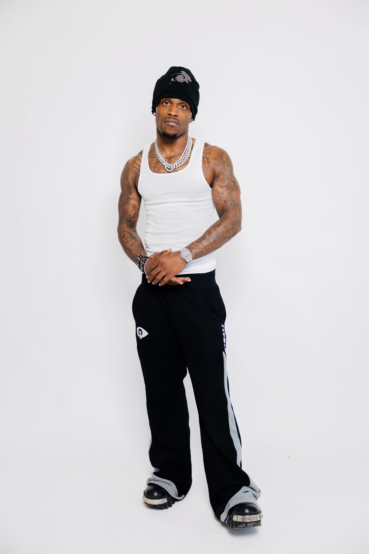 Black Itami™ Revenge Flared Sweatpants