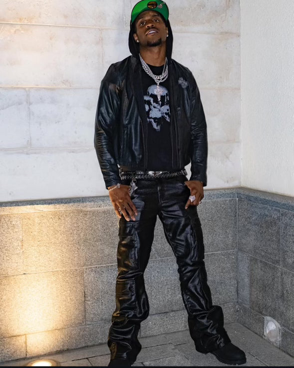 Black Itami™ Wax Denim Jeans