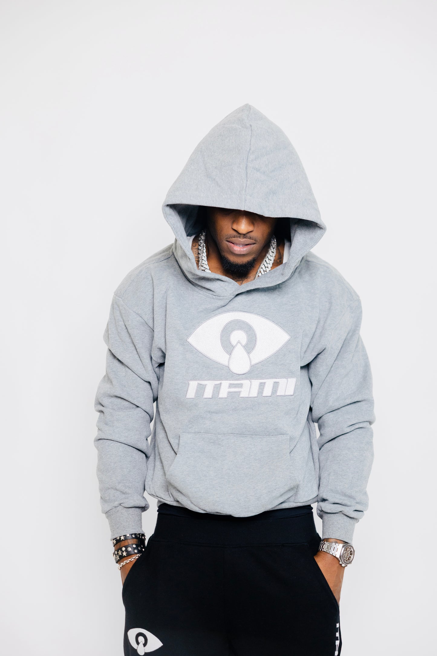 Grey Itami™ Eye Hoodie