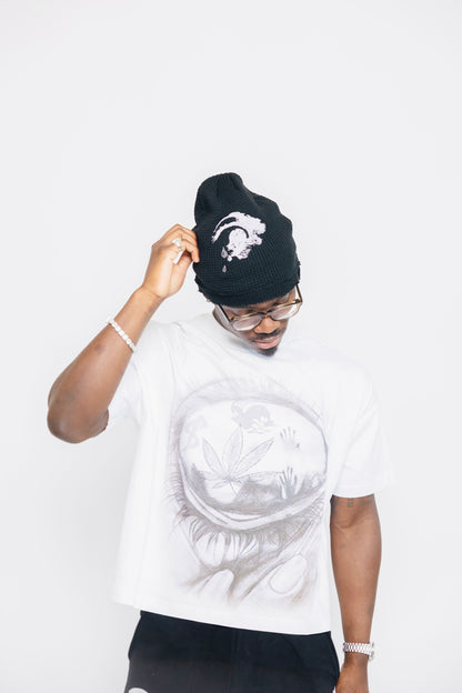 Black Itami™ Thermal Double Knit Beanie