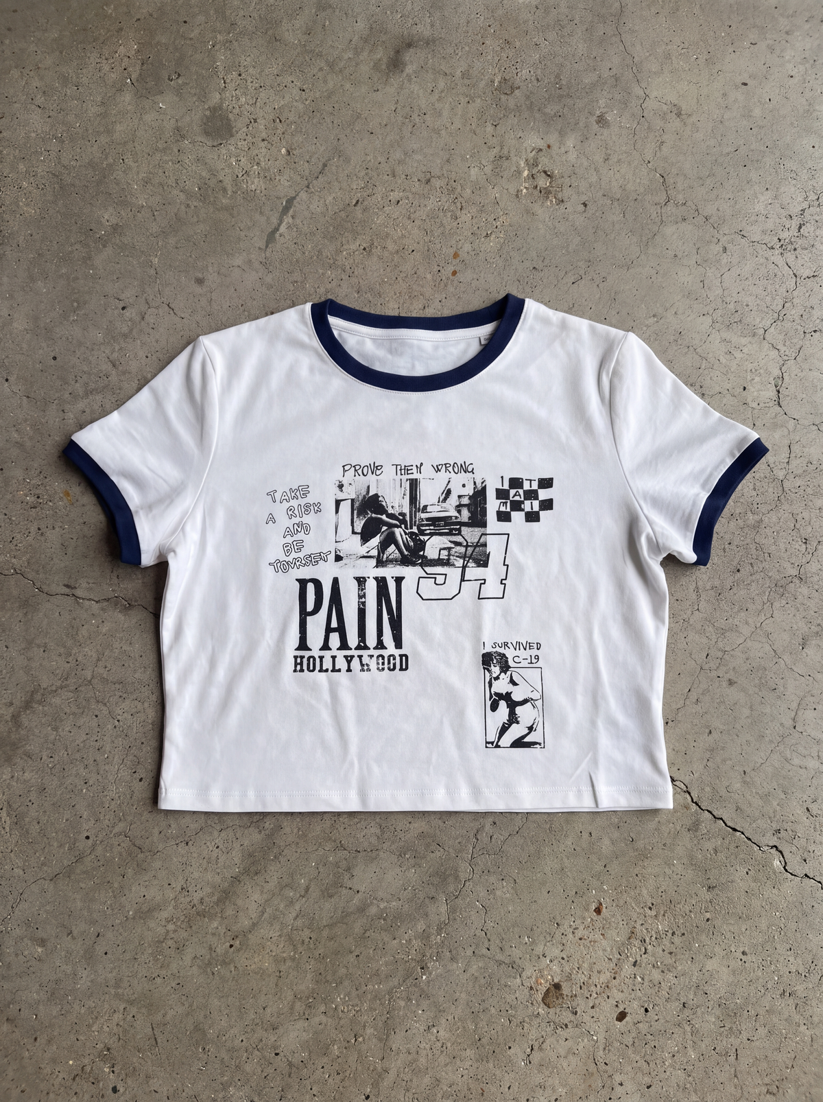 Women’s Cropped Ringer Tee