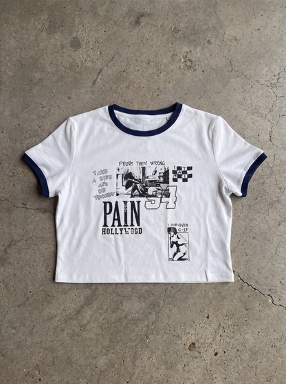 Women’s Cropped Ringer Tee