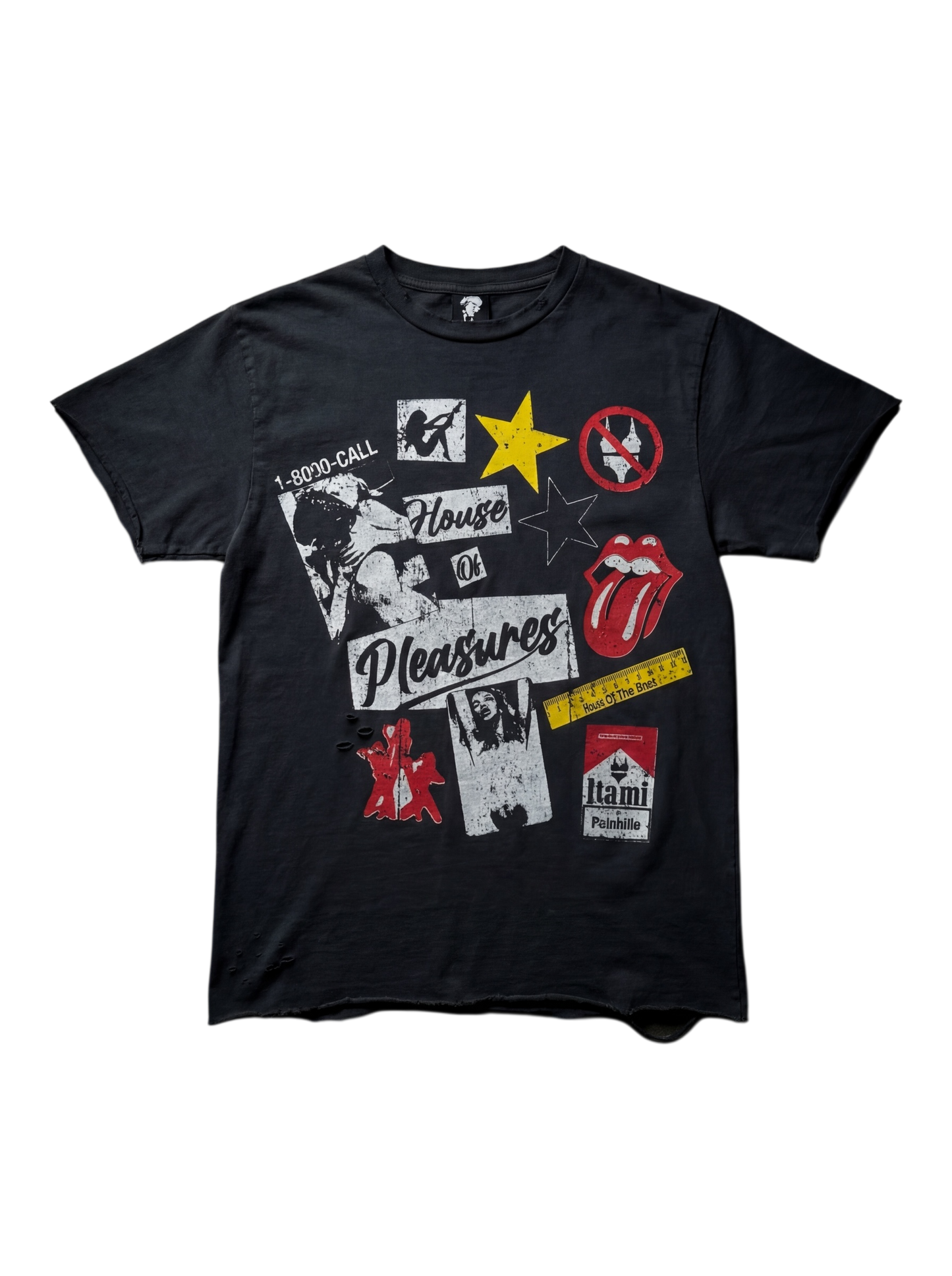 Grey Vintage T-Shirt Distressed