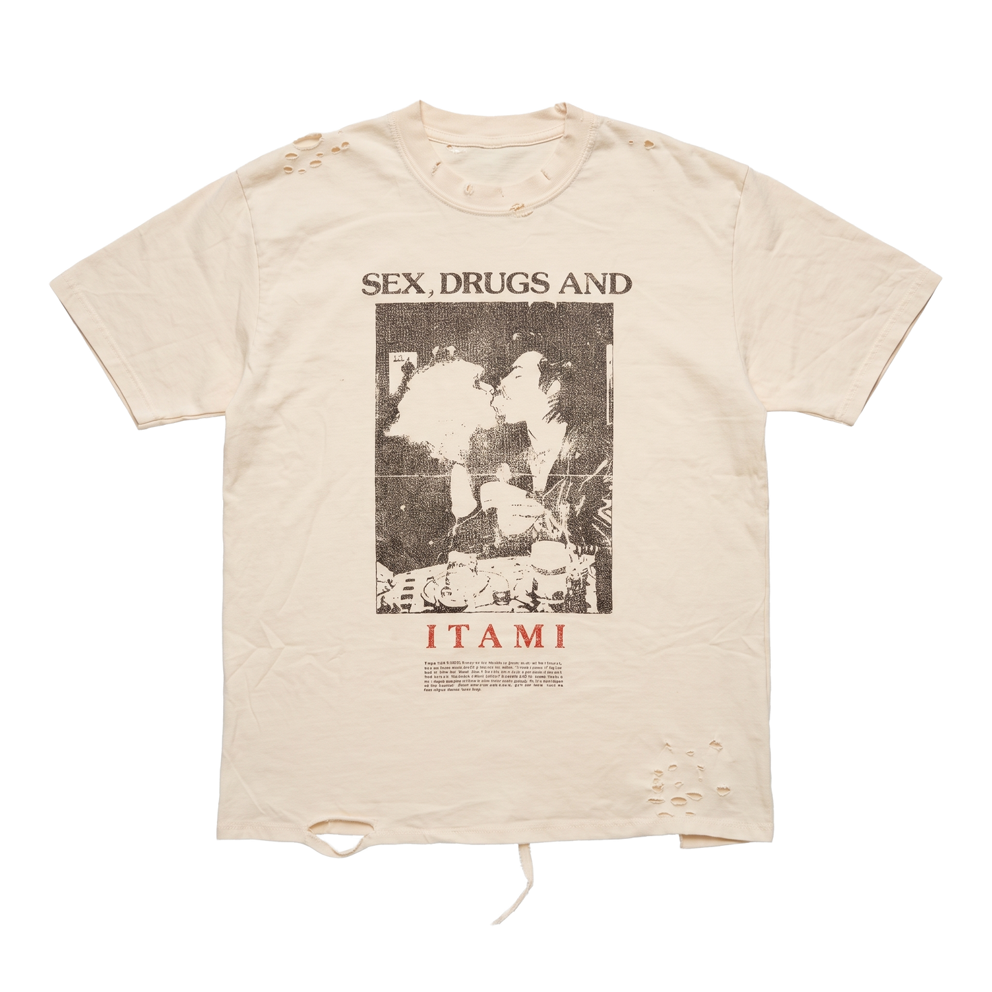 ITAMI Vintage Distressed Tee